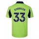 Maillot de foot Fulham Antonee Robinson #33 Extérieur vêtements 2025-26 Manches Courtes Maillot de foot Fulham Antonee Robinson #33 Extérieur vêtements 2025-26 Manches Courtes